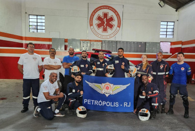 Socorristas concluem recapacitação de curso de Motopilotagem do SAMU