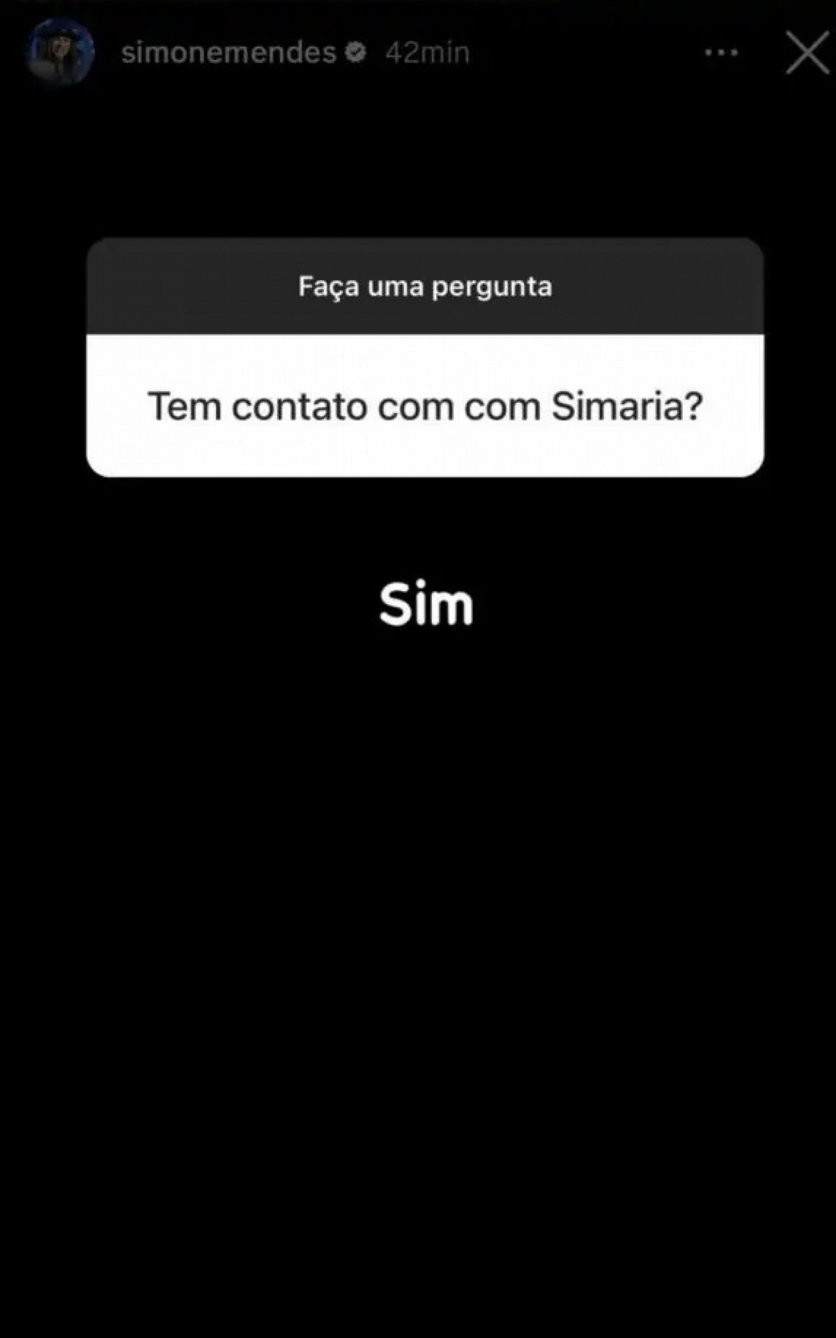 Stories de Simone Mendes - Reprodução / Redes sociais