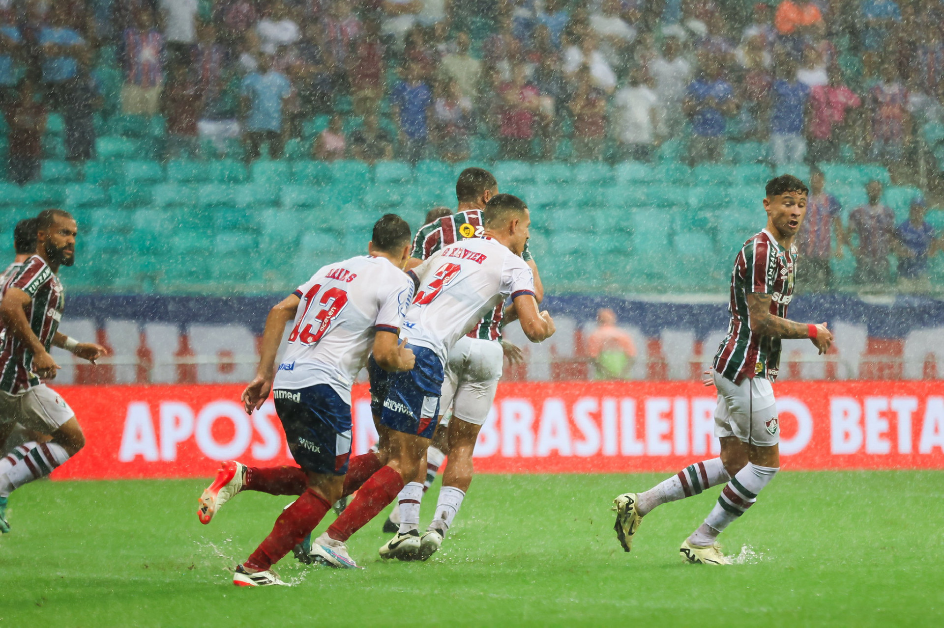 Bahia e Fluminense mediram forças na Arena Fonte Nova - Letícia Martins/Bahia