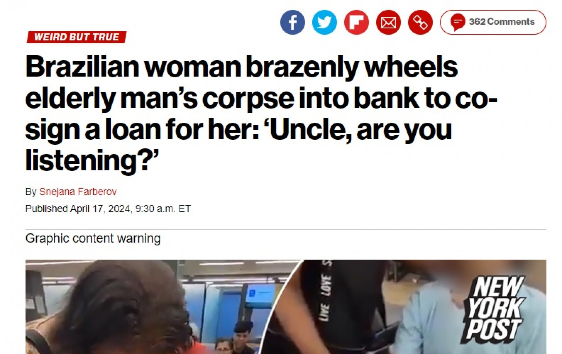 Imprensa internacional repercute caso de idoso morto em banco na Zona Oeste do Rio  - Reprodução/Redes sociais