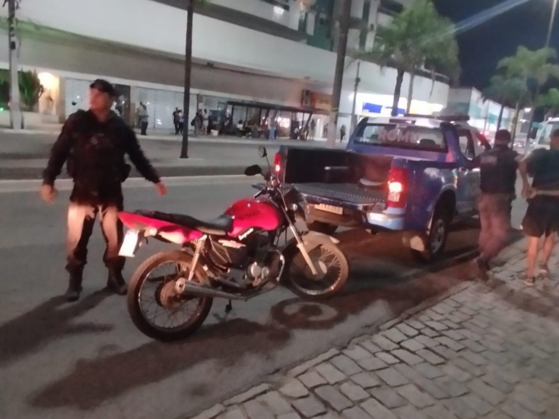 Moto apreendida  - Divulga&ccedil;&atilde;o/PM  