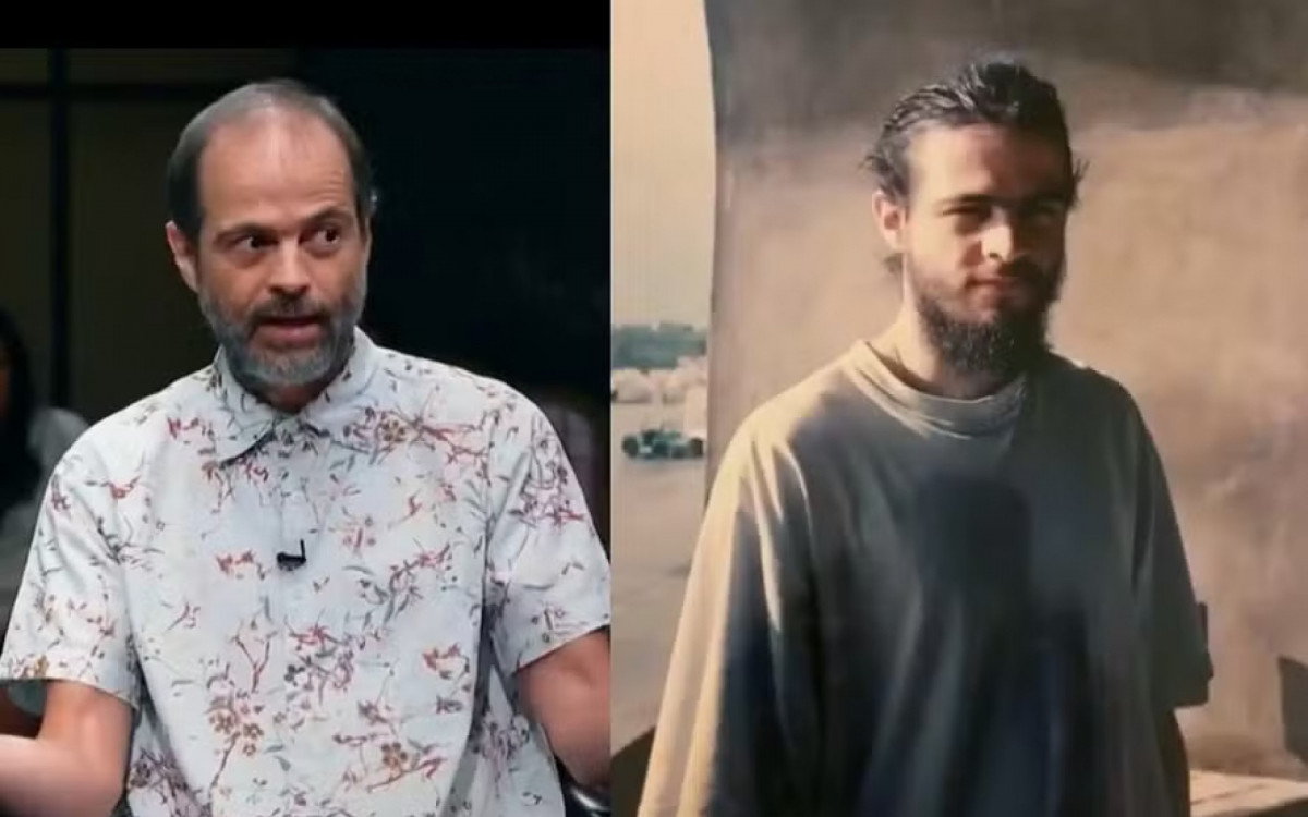 On the left, Moreno Veloso currently.  On the right, photo from 1993