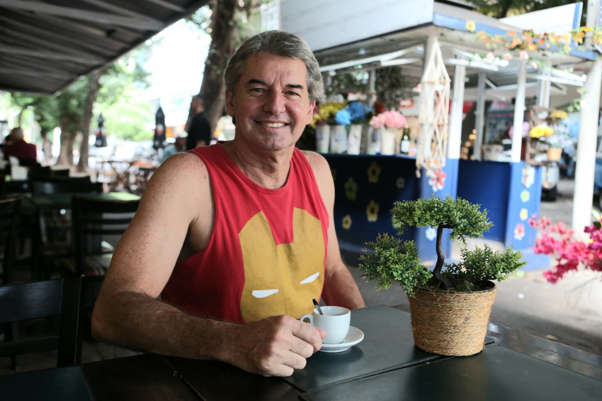 Maurício Levi, morador da Tijuca e artesão  - Cléber Mendes/Agência O Dia