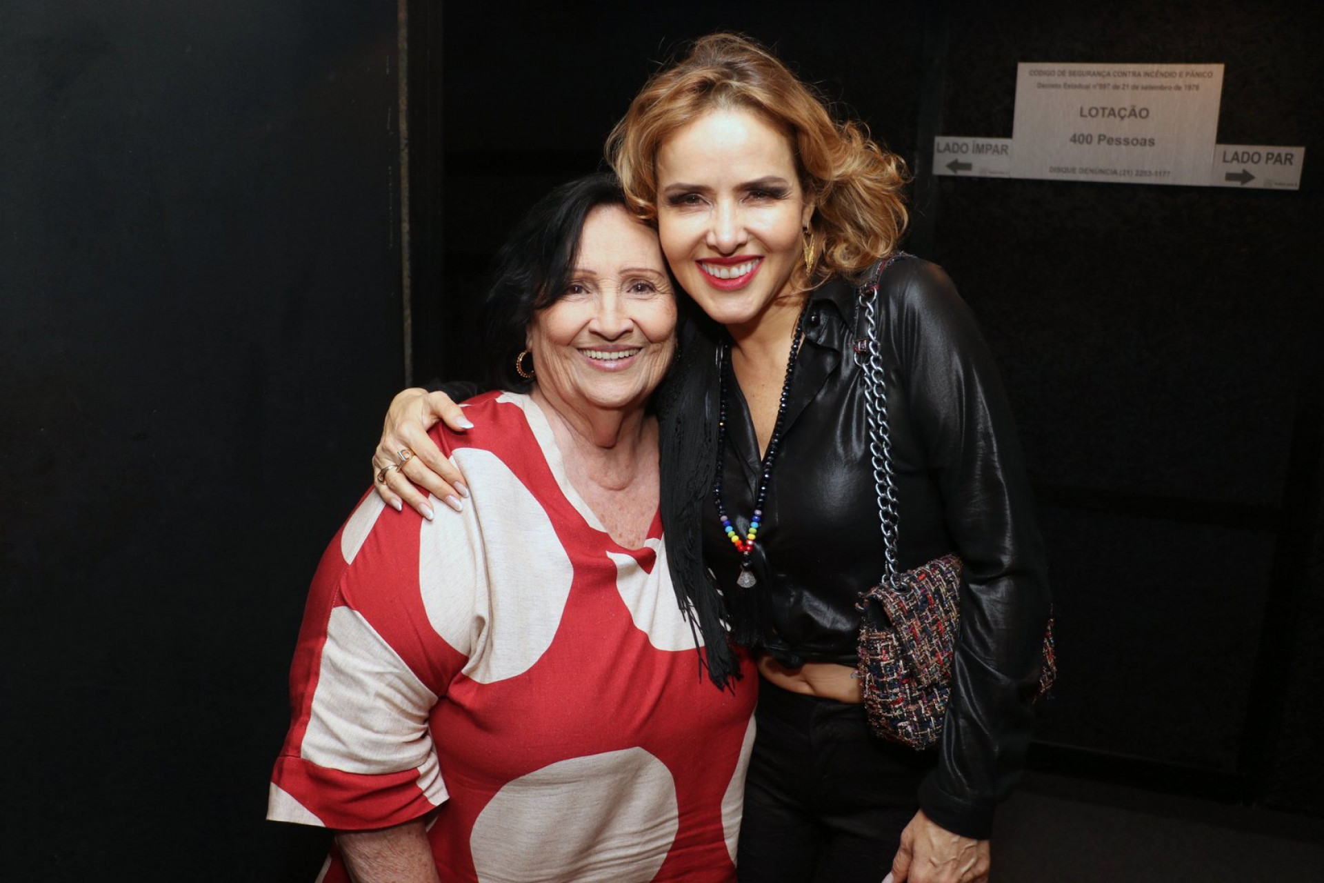 Dona Déa Lúcia e Leona Cavalli - Rogério Fidalgo/ AgNews