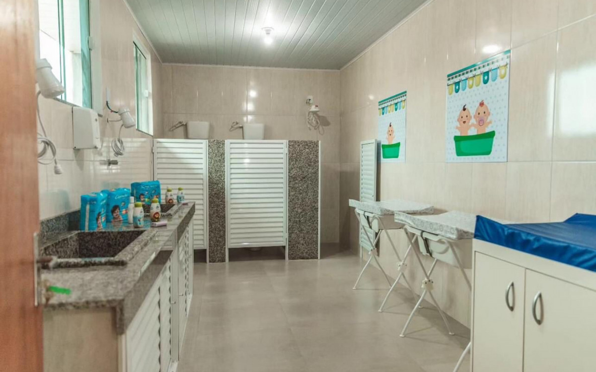 A Creche Municipal Criança Feliz foi uma das quatro creches construídas entre 2021 e 2024