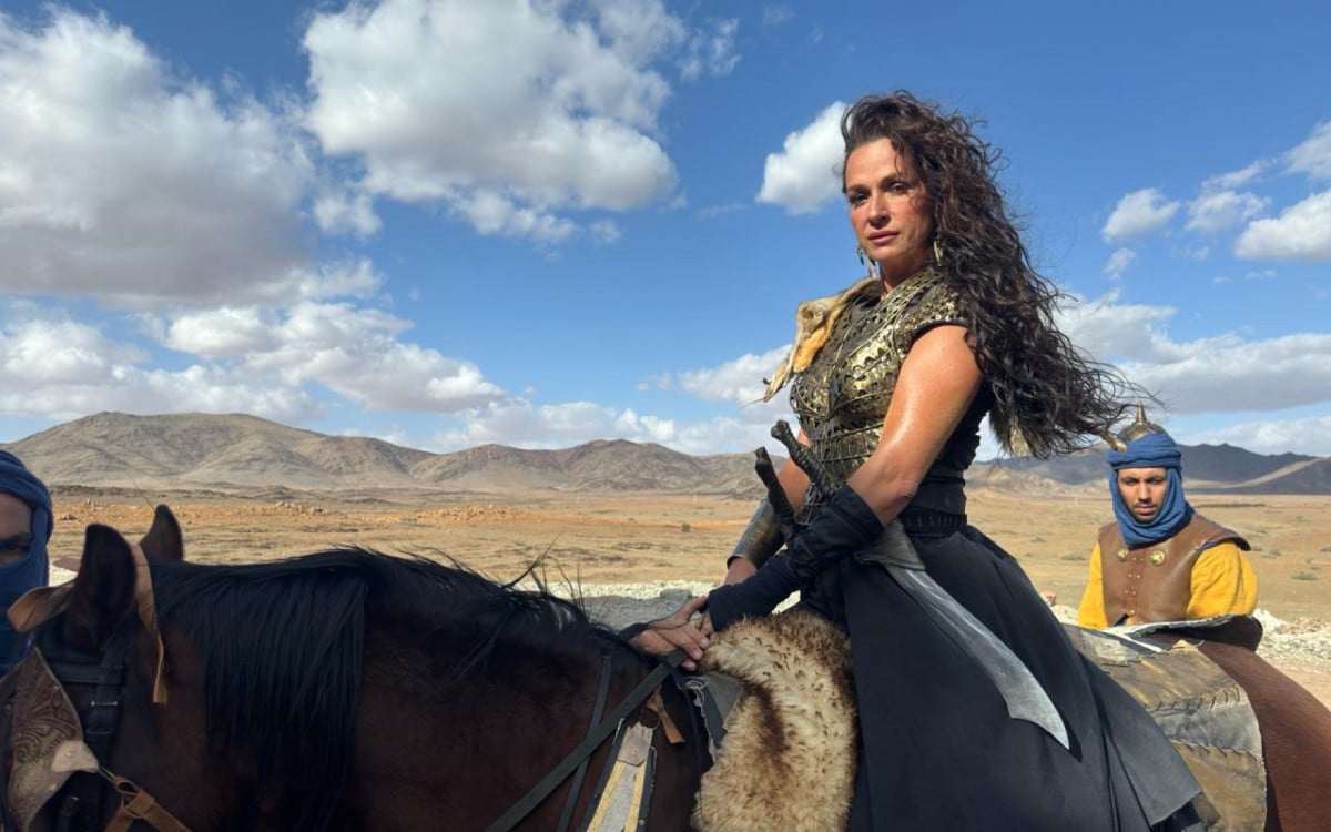 Francisca Queiroz será uma poderosa guerreira em 'A Rainha da Pérsia' - Reprodução