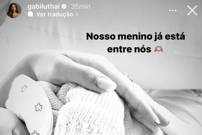 Nasce primeiro filho de Gabi Luthai e Teo Teló: 'Nosso menino'