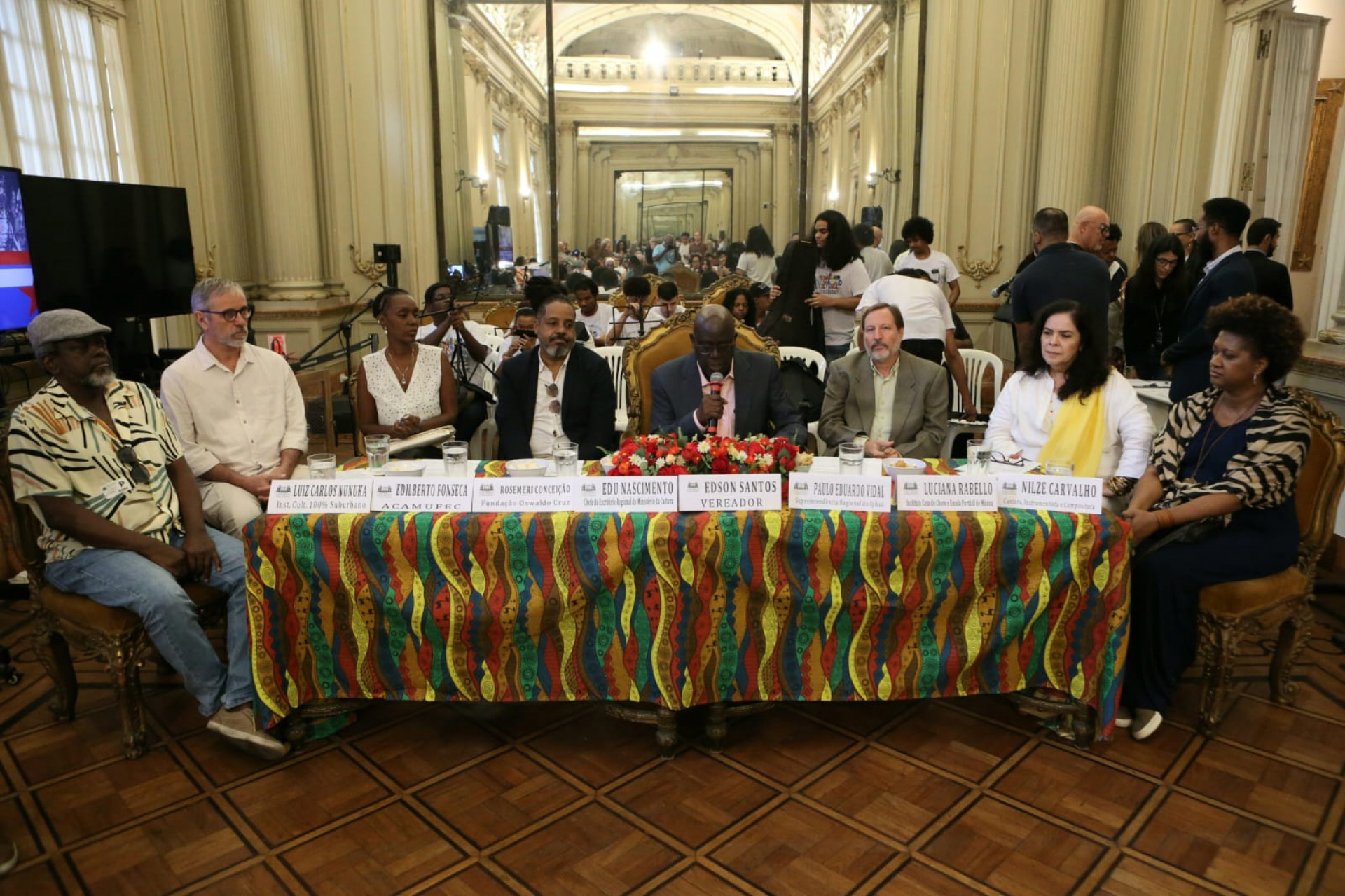 Homenagens aos artistas do choro promovida pelo vereador Edson Santos - Cléber Mendes / Agência O Dia