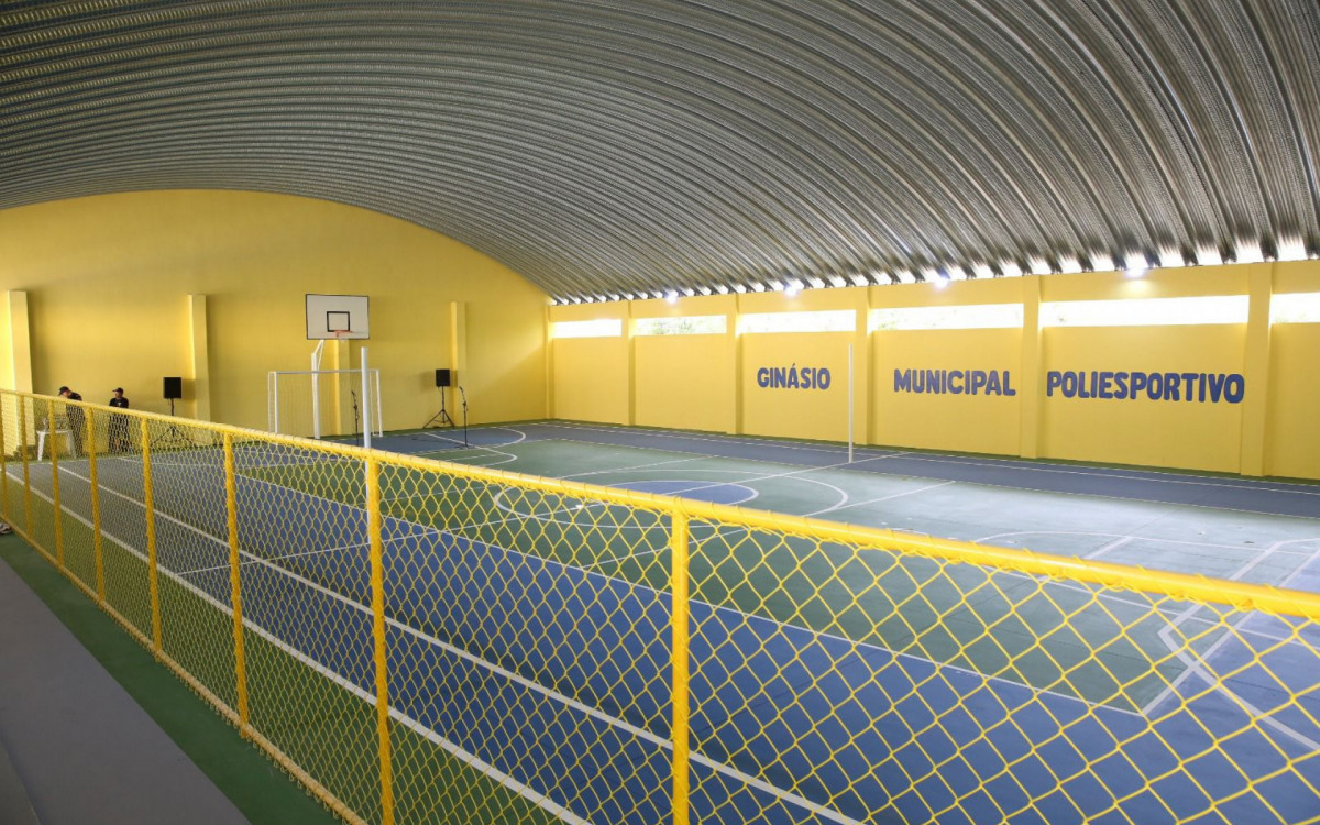 Inauguração do Ginásio Poliesportivo da Escola Honorino Coutinho