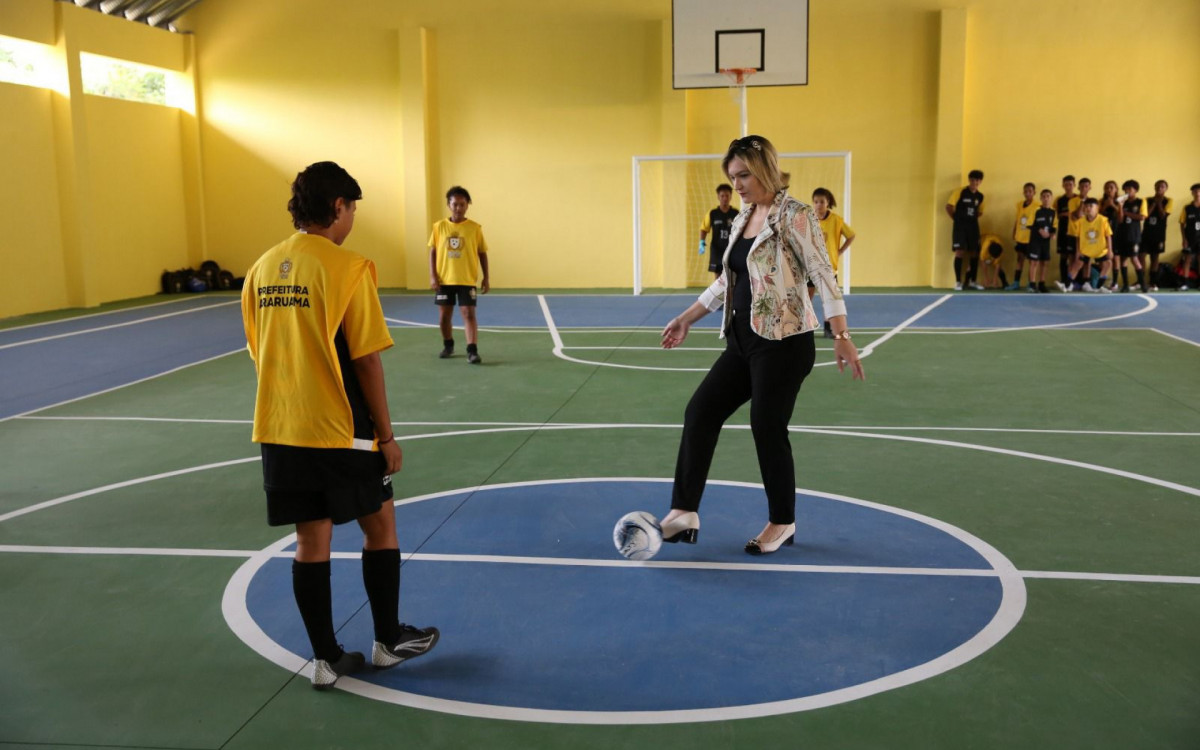 Inauguração do Ginásio Poliesportivo da Escola Honorino Coutinho