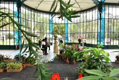 Prefeitura celebra 140 anos da 1ª exposição de flores realizada dentro do pavilhão do Palácio de Cristal