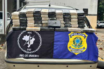 Polícia prende homem que levava quase 70kg de pasta base de cocaína em Nova Iguaçu