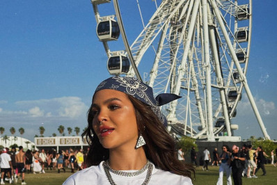 Estilosa, Mel Maia posta cliques do primeiro dia de Coachella e recebe elogios: 'Linda'