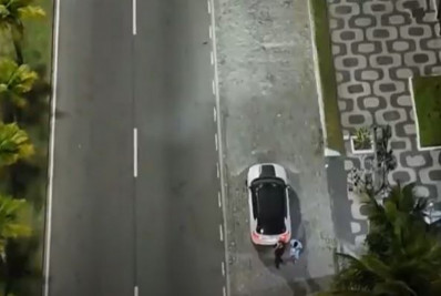 Jogador do Vasco é flagrado por drone da Lei Seca após tentar fugir de Blitz por dirigir sem carteira 