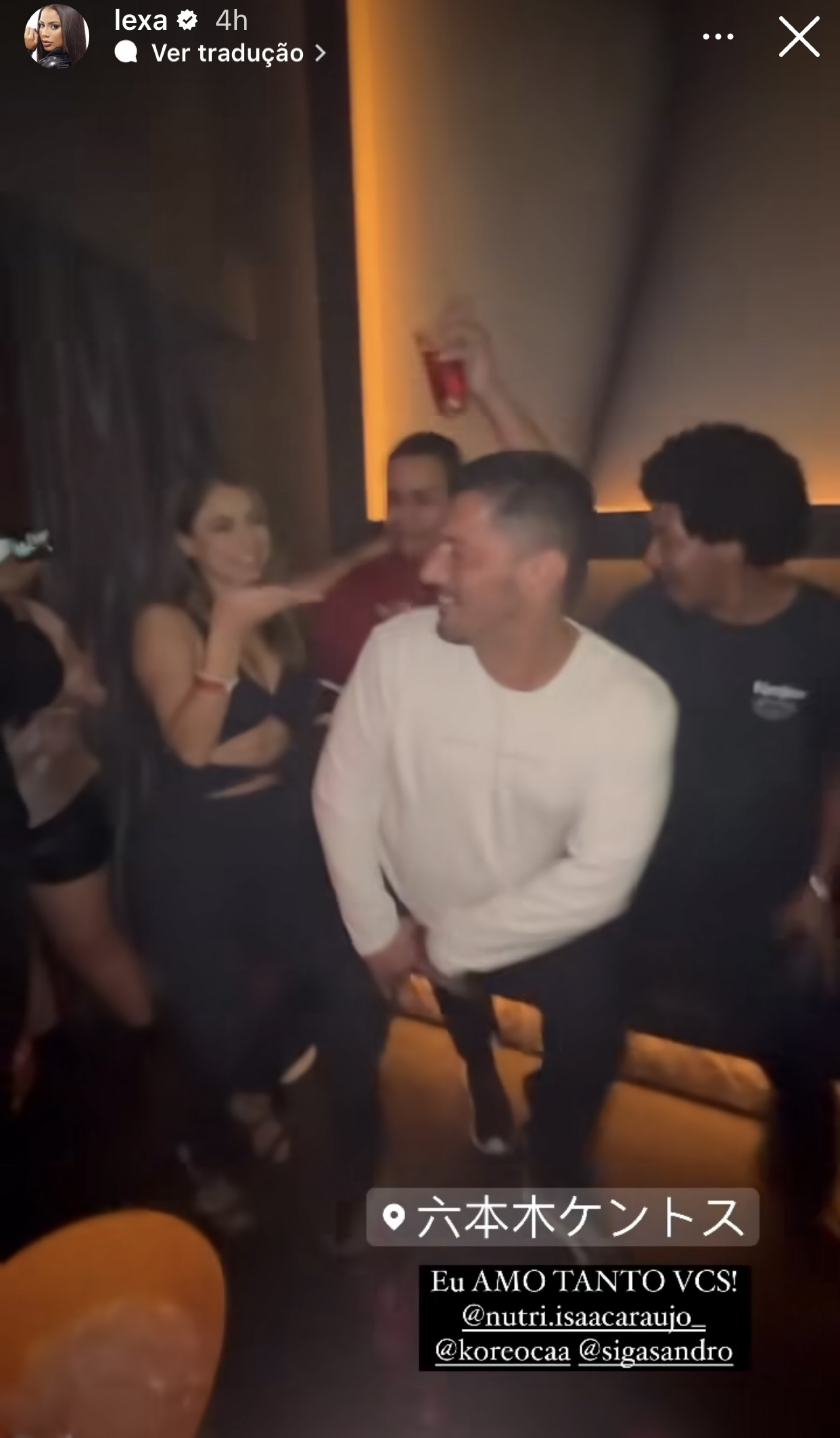 Lexa compartilha registros com Ricardo Vianna no Japão - Reprodução