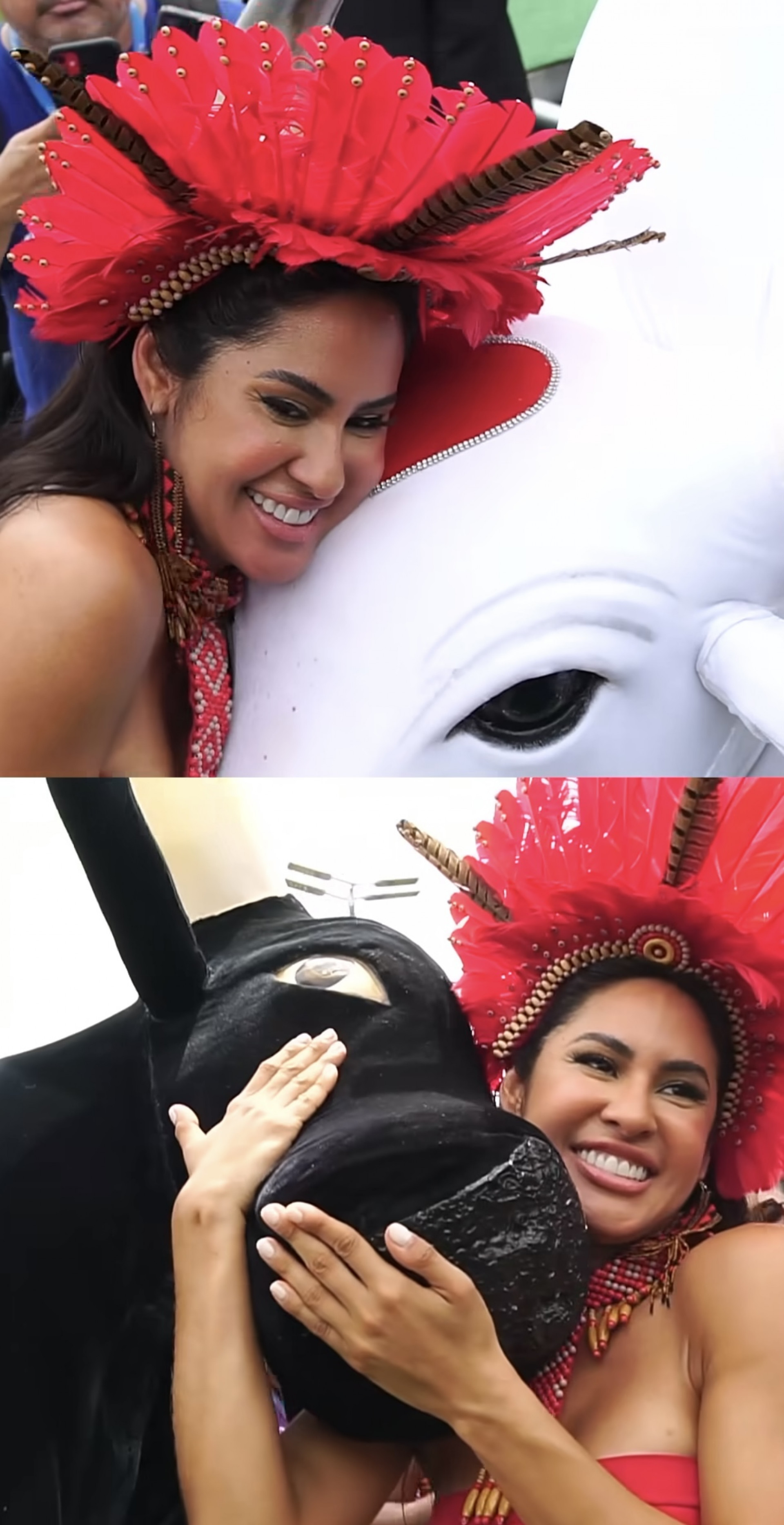 Isabelle se emociona com festa por sua chegada em Manaus - Reprodução