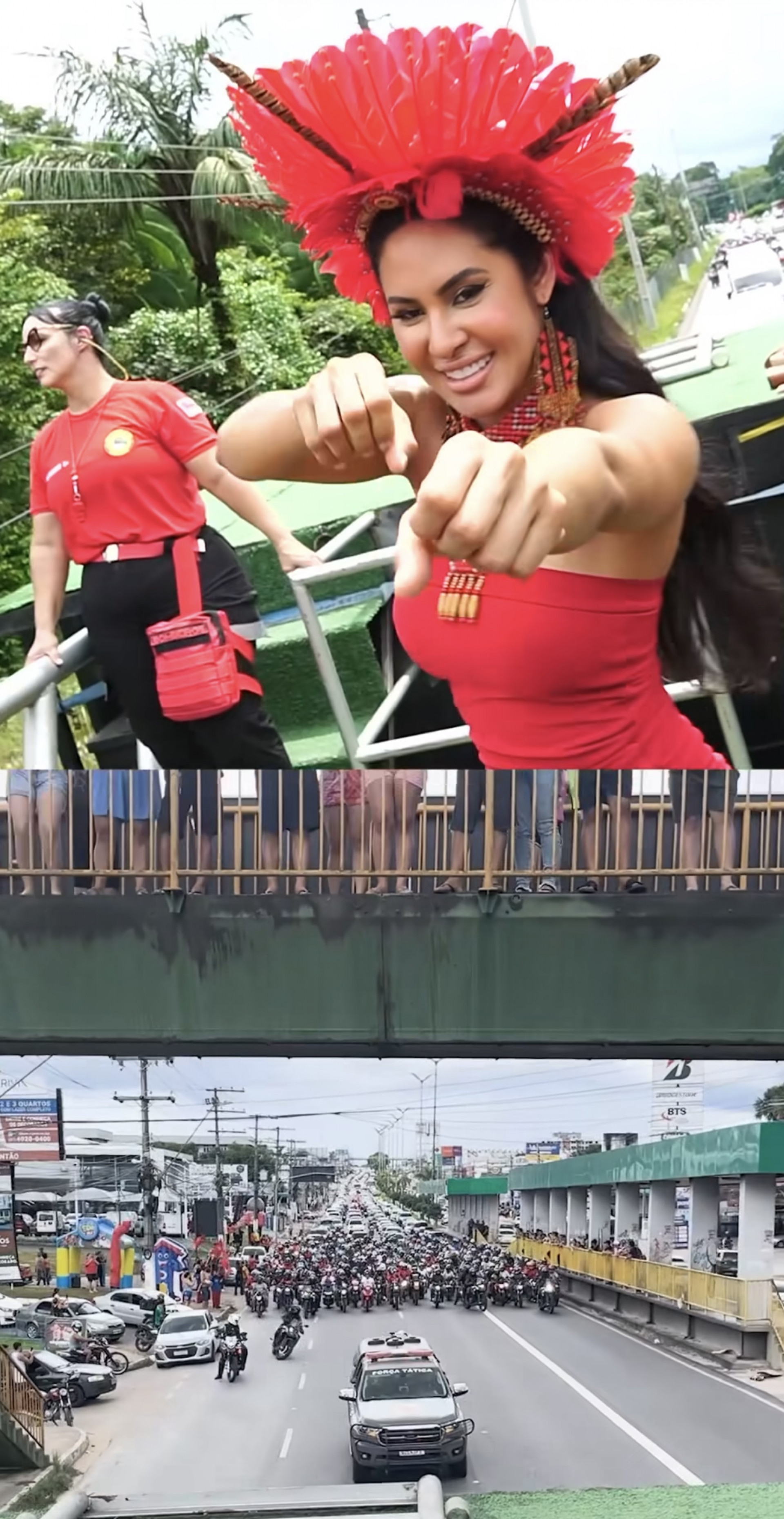 Isabelle se emociona com festa por sua chegada em Manaus - Reprodução