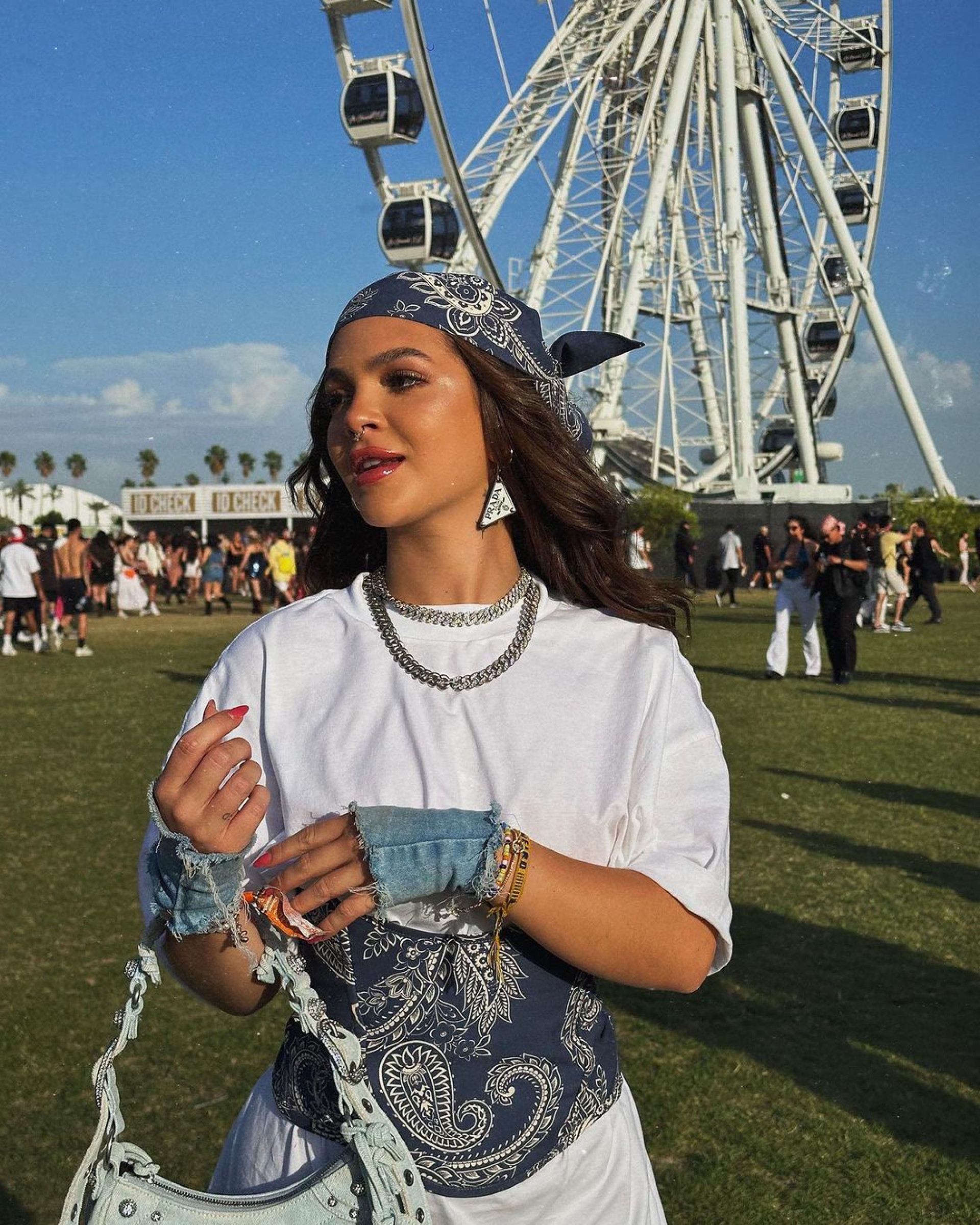 Mel Maia posta cliques curtindo primeiro dia de Coachella - Reprodução