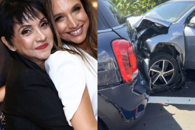 Cininha de Paula e a filha sofrem acidente de carro no Rio: 'Estrago'