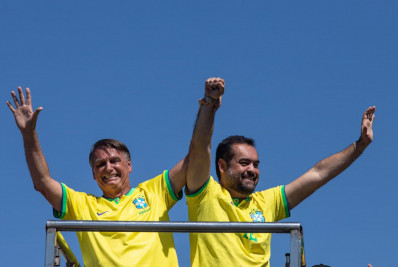 Ato pró-Bolsonaro em Copacabana tem presença apenas de governadores do PL