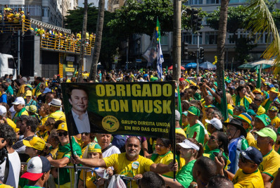 Ato pró-Bolsonaro tem ataque a Moraes, homenagem a Musk e discurso 'moderado' do ex-presidente