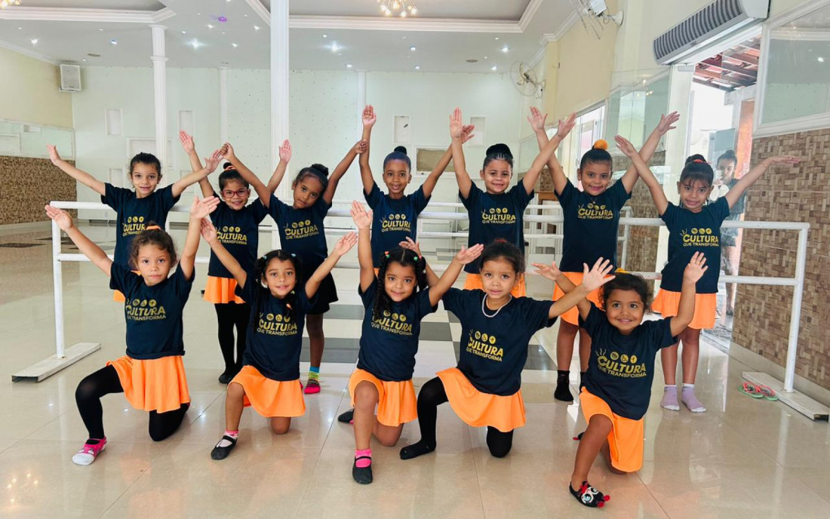 O Ballet está entre as atividades oferecidas pelo projeto \'\'Cultura que Transforma\'\'