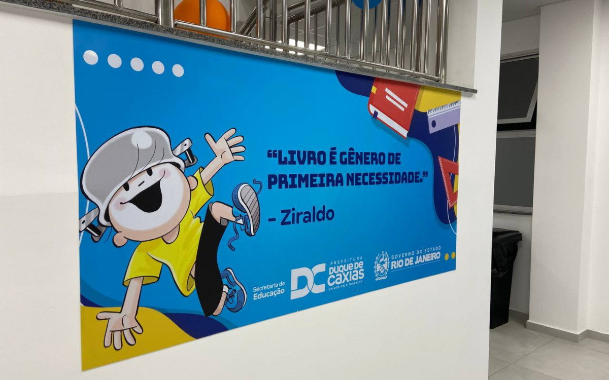 Escola em homenagem a Ziraldo &eacute; inaugurada em Caxias - Divulga&ccedil;&atilde;o