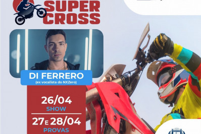 Búzios recebe cantor Di Ferrero na Etapa Estadual de motocross em 26 de abril