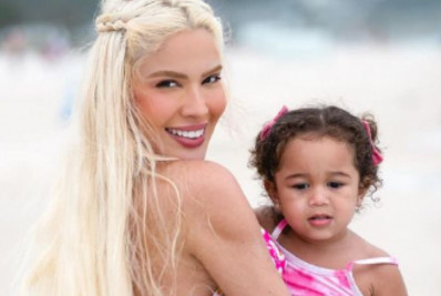 Karoline Lima não quer que filha seja mimada: 'Nasceu rica e em berço de ouro'