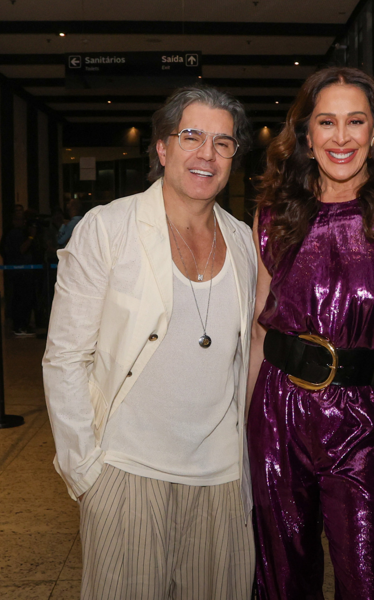 Jarbas Homem de Mello e Claudia Raia na estreia do musical