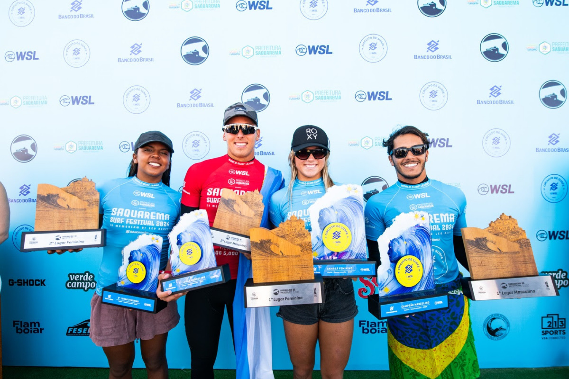 Os finalistas do QS 5000, Arena Rodriguez, Franco Radziunas, Laura e Lucas - Daniel Smorigo/213 Sport