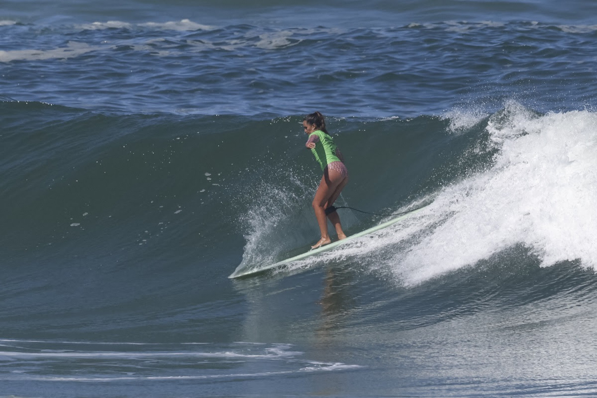 Evelin Neves conseguiu a primeira vitória da sua carreira em Saquarema - Daniel Smorigo/213 Sport