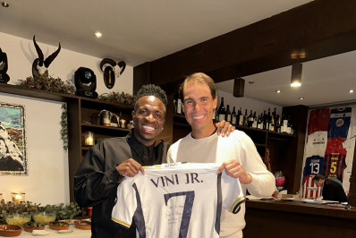 Vini Jr elogia Nadal após encontro em Madri: 'Lenda'