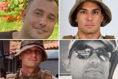 Quatro policiais militares morrem em acidente entre viatura e carreta em rodovia de Goiás