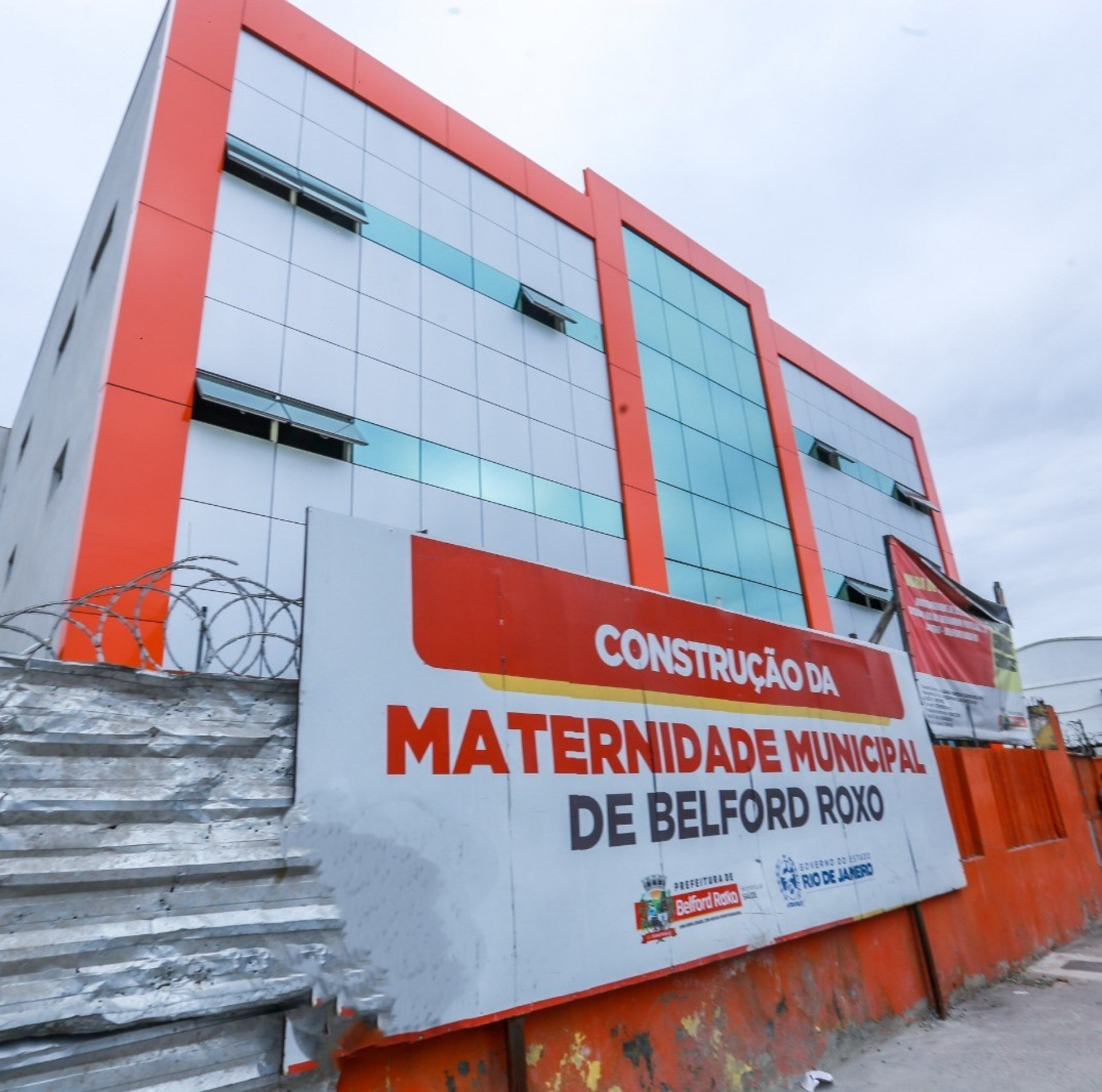 A Maternidade Municipal terá três andares em uma área de aproximadamente 1.300 metros quadrados no Centro de Belford Roxo - Rafael Barreto/PMBR