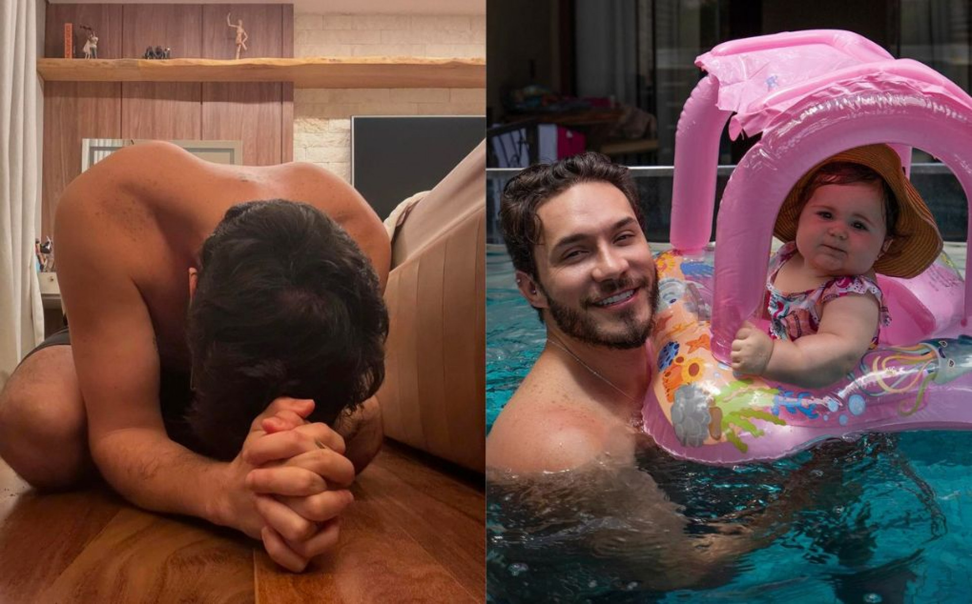 Lua fala 'papai' pela primeira vez e Eliezer comemora  - Reprodução / Instagram