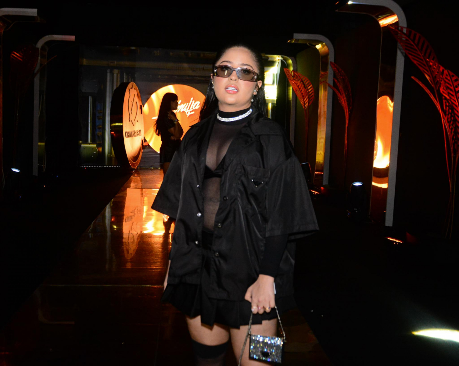 Cantora Mari Fernandez marcando presença no aniversário da Ludmilla - Webert Belicio / Agnews