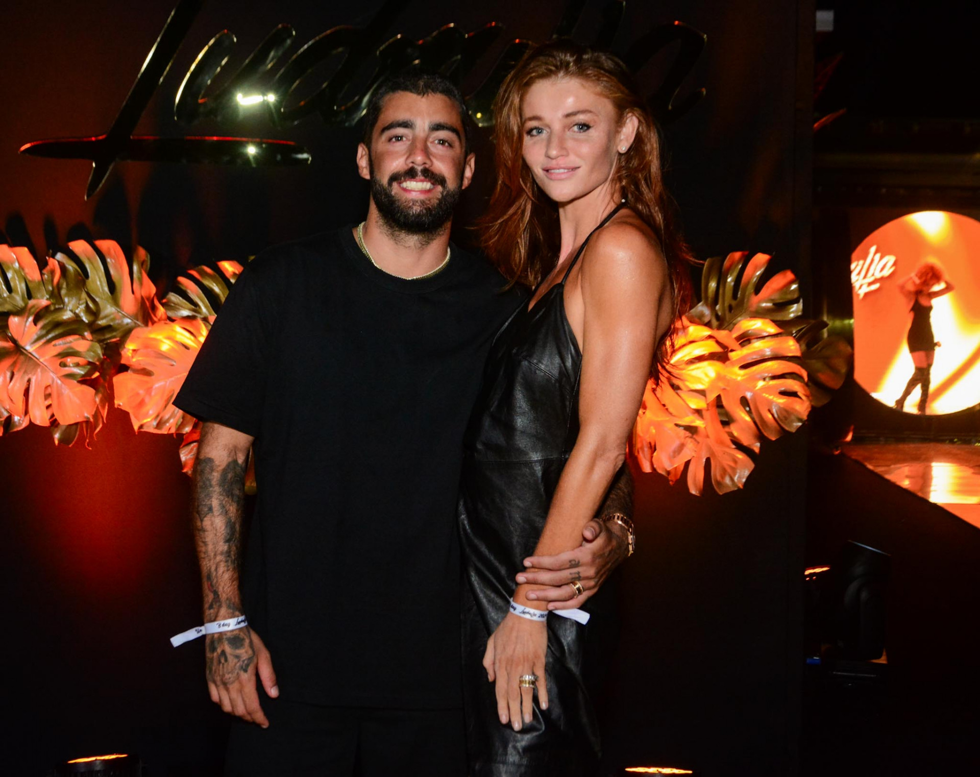 Pedro Scooby e C&iacute;ntia Dicker na festa de anivers&aacute;rio da Ludmilla - Webert Belicio / Agnews