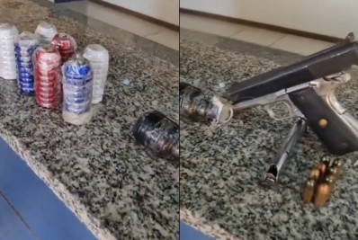 PM apreende arma e granadas após confronto na Praça Seca