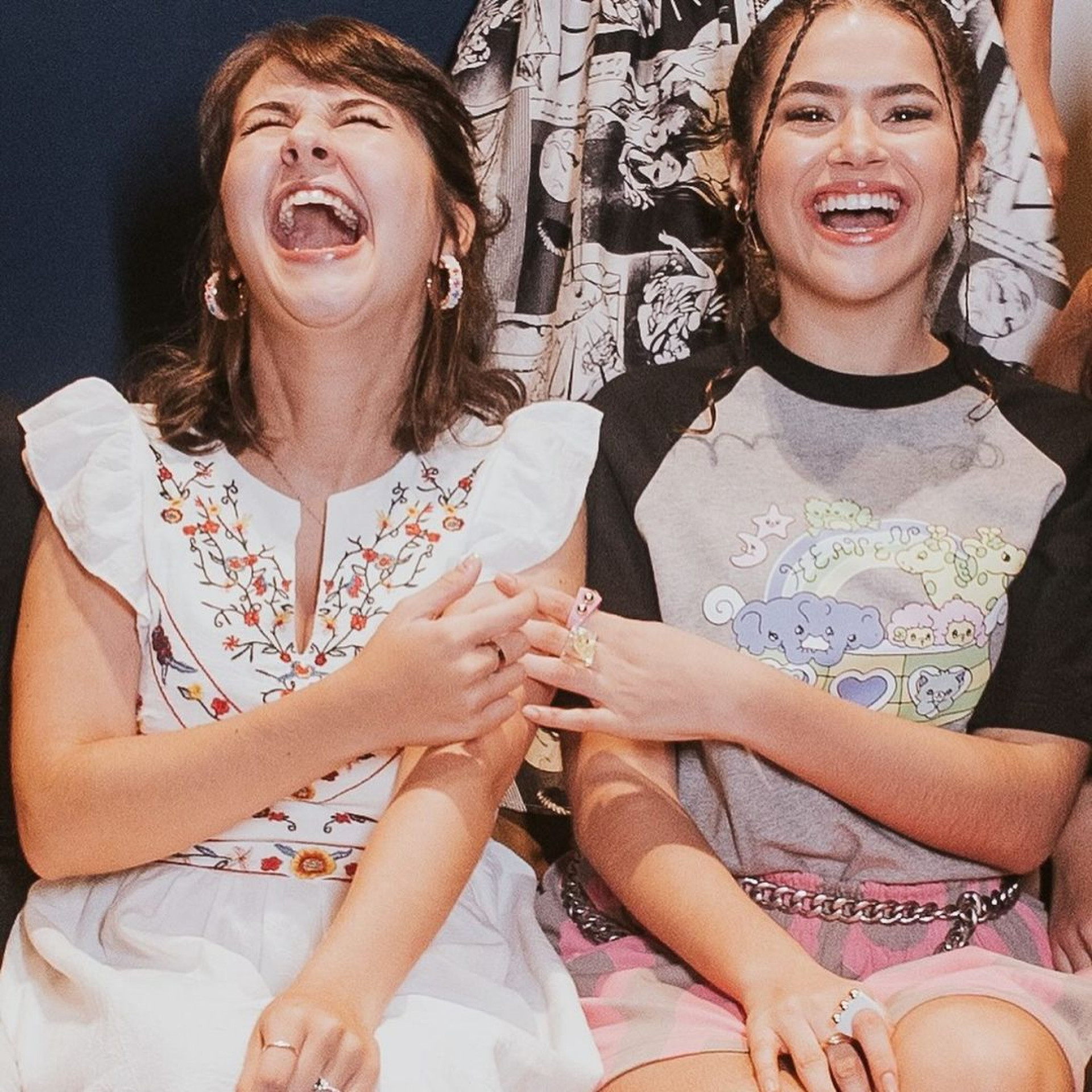 Klara Castanho compartilha cliques com Maisa e se declara para a amiga - Reprodução