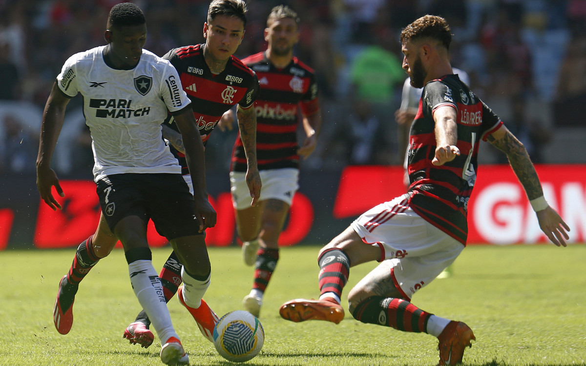 Luiz Henrique. Flamengo x Botafogo pelo Campeonato Brasileiro no Estadio Maracana. 28 de Abril de 2024, Rio de Janeiro, RJ, Brasil. Foto: Vitor Silva/Botafogo.