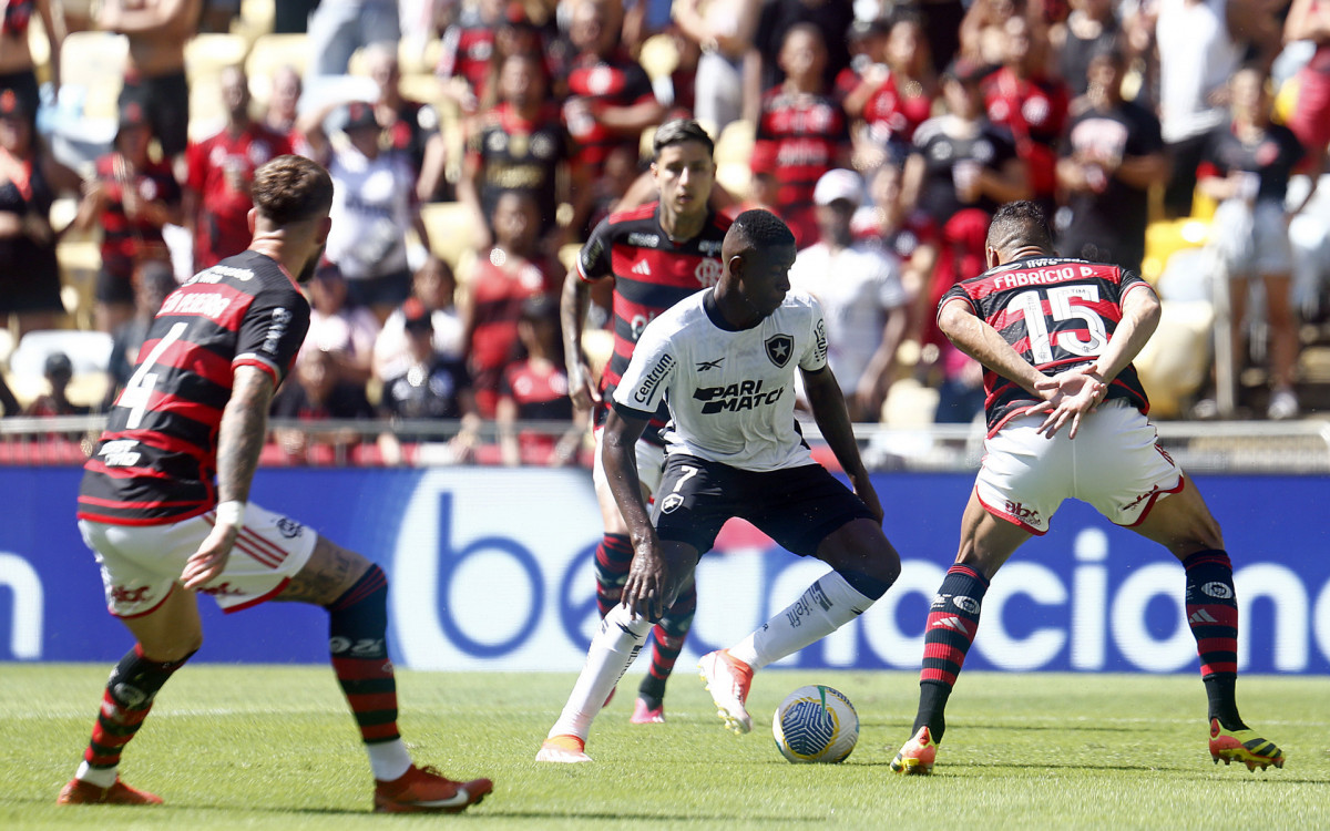 Luiz Henrique. Flamengo x Botafogo pelo Campeonato Brasileiro no Estadio Maracana. 28 de Abril de 2024, Rio de Janeiro, RJ, Brasil. Foto: Vitor Silva/Botafogo. 