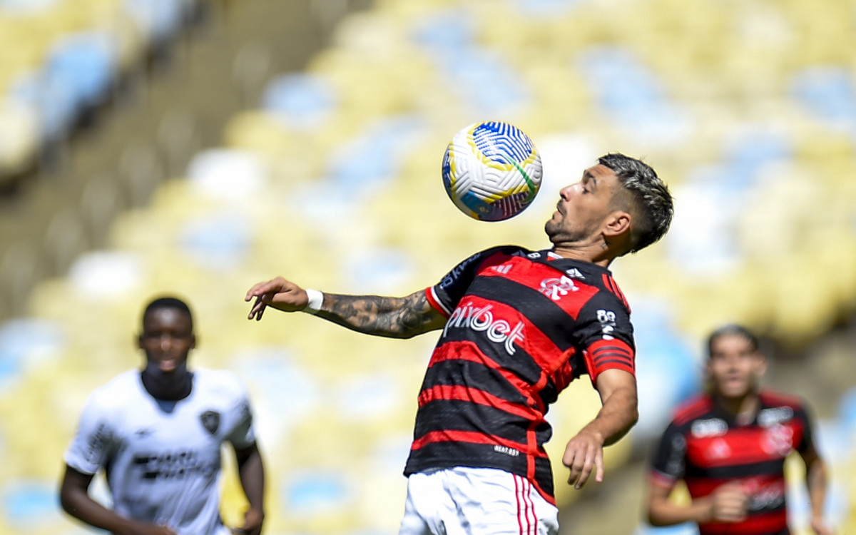 Flamengo x Botafogo - Campeonato Brasileiro - Estadio do Maracana - 28-04-2024