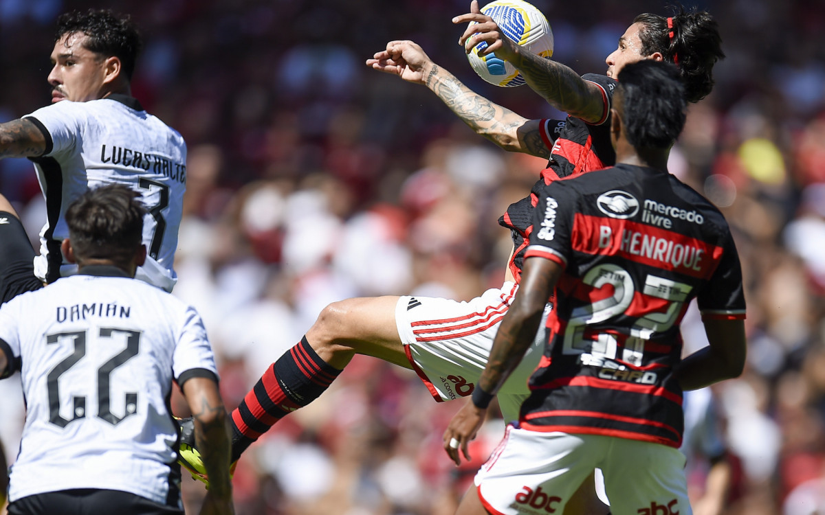 Flamengo x Botafogo - Campeonato Brasileiro - Estadio do Maracana - 28-04-2024