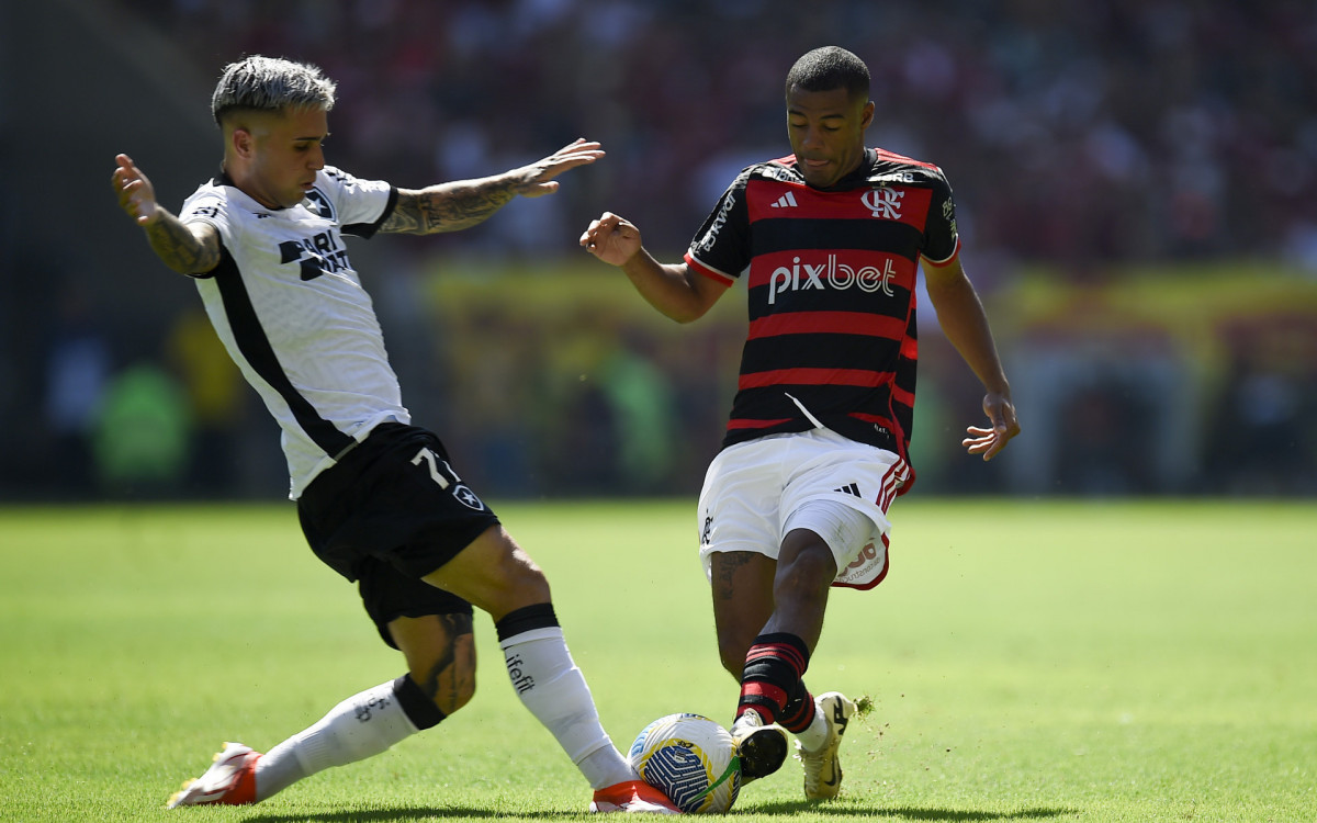Flamengo x Botafogo - Campeonato Brasileiro - Estadio do Maracana - 28-04-2024