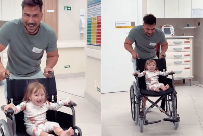 Julio Rocha fala sobre preocupação com filha internada com pneumonia: 'Ansiosos'