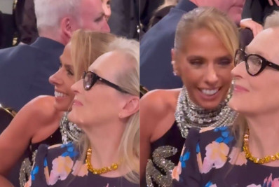 Tietou! Adriane Galisteu tira foto com Maryl Streep e surta: 'Vou ali desmaiar'
