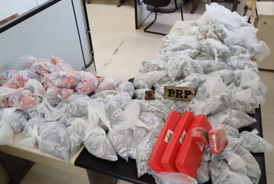 PRF prende mulher transportando grande quantidade de drogas na Dutra em Belford Roxo