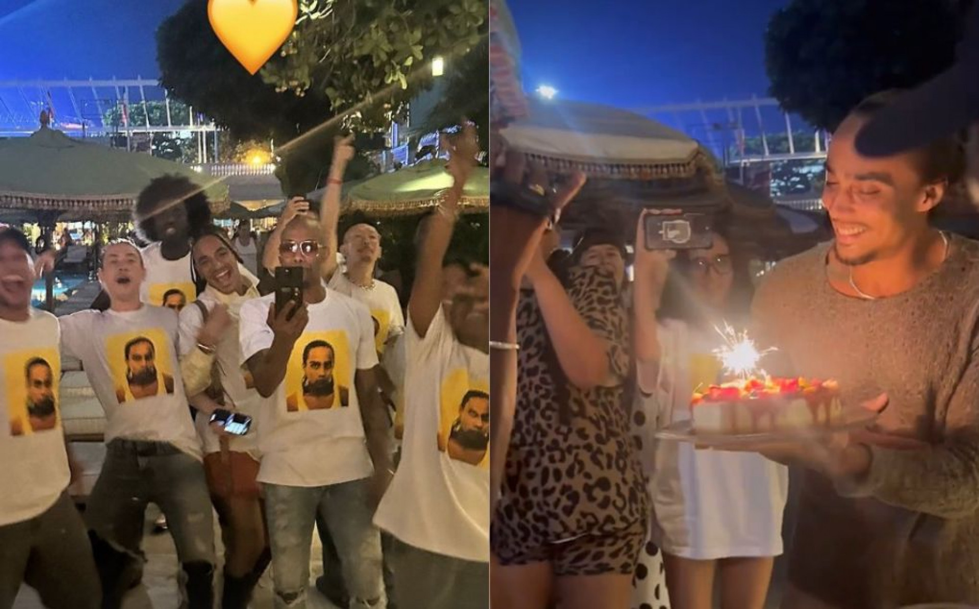 Bailarinos de Madonna curtem festa na piscina do Copacabana Palace - Reprodução / Instagram