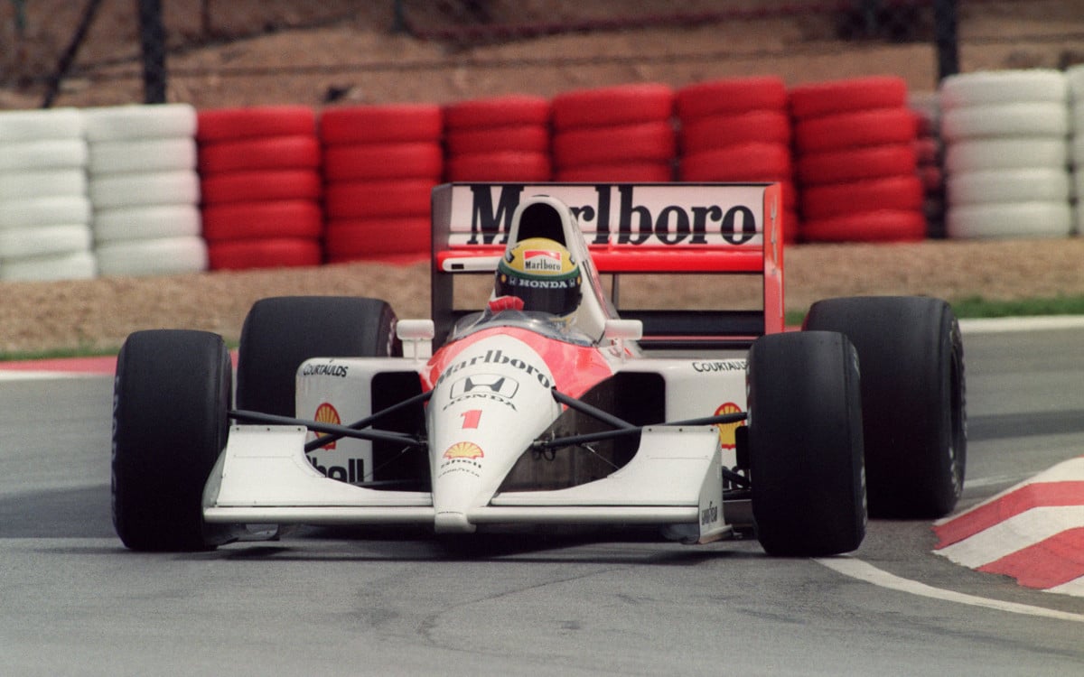 A parceria entre Ayrton Senna e McLaren foi de 1988 a 1993 - Jean-Loup Gautreau / AFP